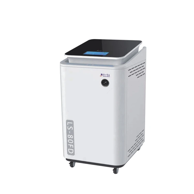 Vertikální tlakový parní sterilizátor s automatickým sklopným vrškem